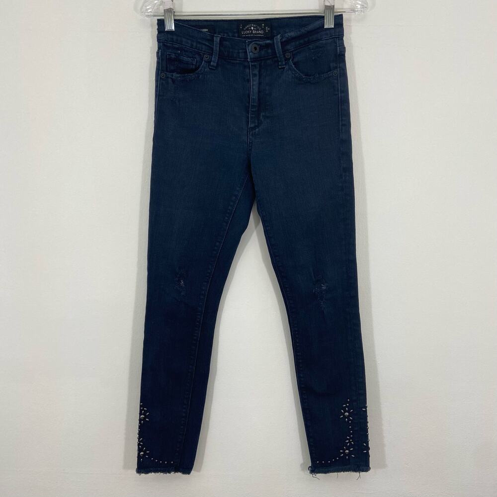 Lucky Brand Bridgette Distressed Skinny Jeans